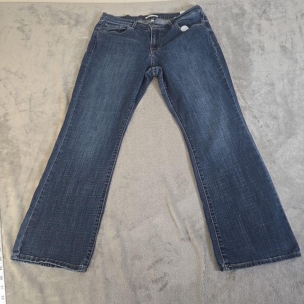 Levis Jeans Womens 14 Blue Classic Boot Cut Flare Stretch Denim Normcore Casual